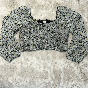 American Eagle Stretchy Crop Long Sleeve in XL